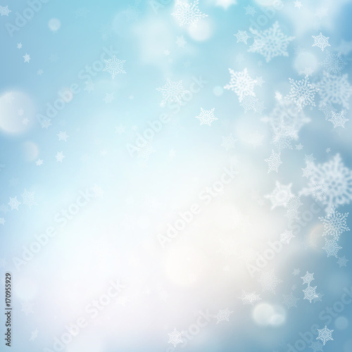 Winter Holiday Snow Template. EPS 10 vector