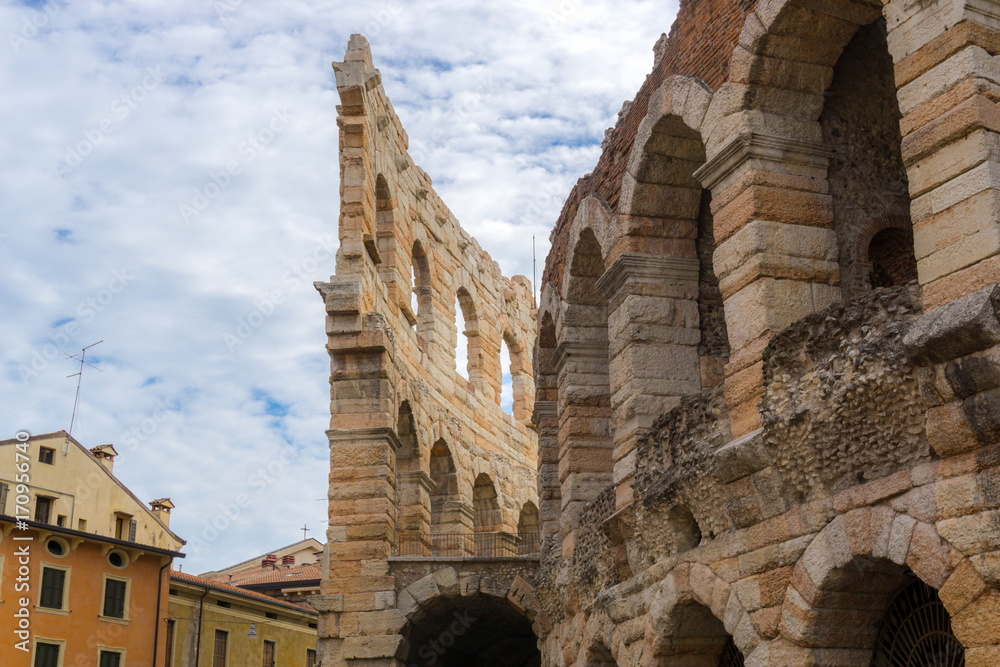 ancient roman ampitheater, Verona Italy