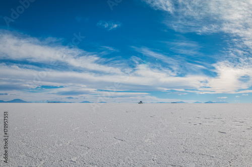 Salar Uyuni salt lakes in Bolivia