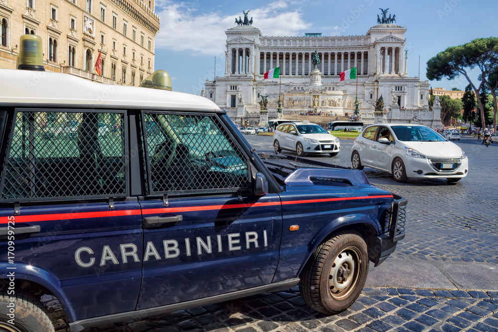 Fototapeta premium Rzym, Piazza Venezia