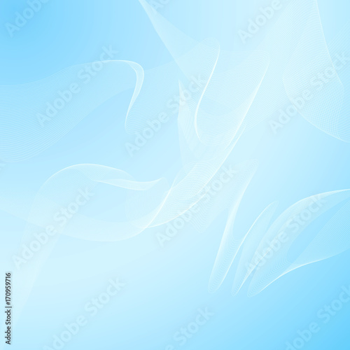 abstract blue wavy background