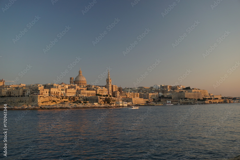 Aussicht auf Valletta