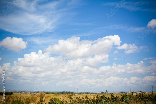 a cloudy landscape