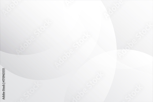 White abstract background vector, Circle abstract background for presentation