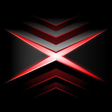 Black and red hi-tech background