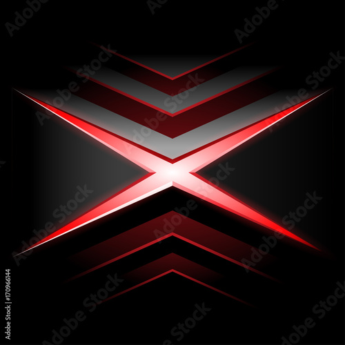 Black and red hi-tech background