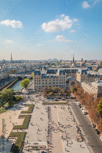 Obraz na płótnie City of Paris w salonie