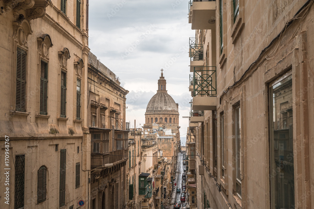 Old Streets of Valletta Malta