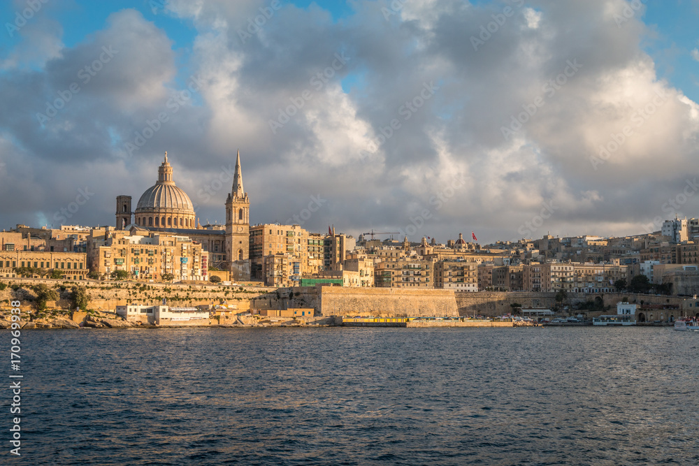 Valletta city in Malta