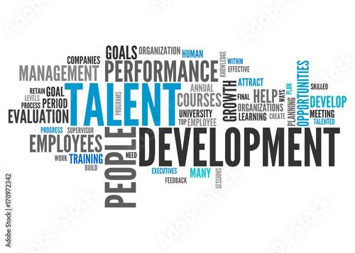 Word Cloud Talent Development
