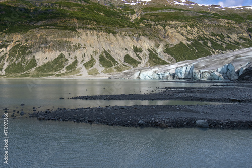 Terminus of Reid Glacier, Glacier Bay photo