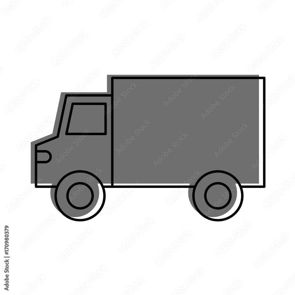 truck vehicle transport supermarket delivery icon vector illustration truck vehicle transport supermarket delivery icon vector illustration