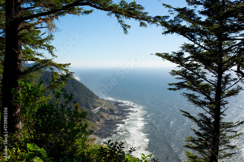 View of the Oregon Coast Line