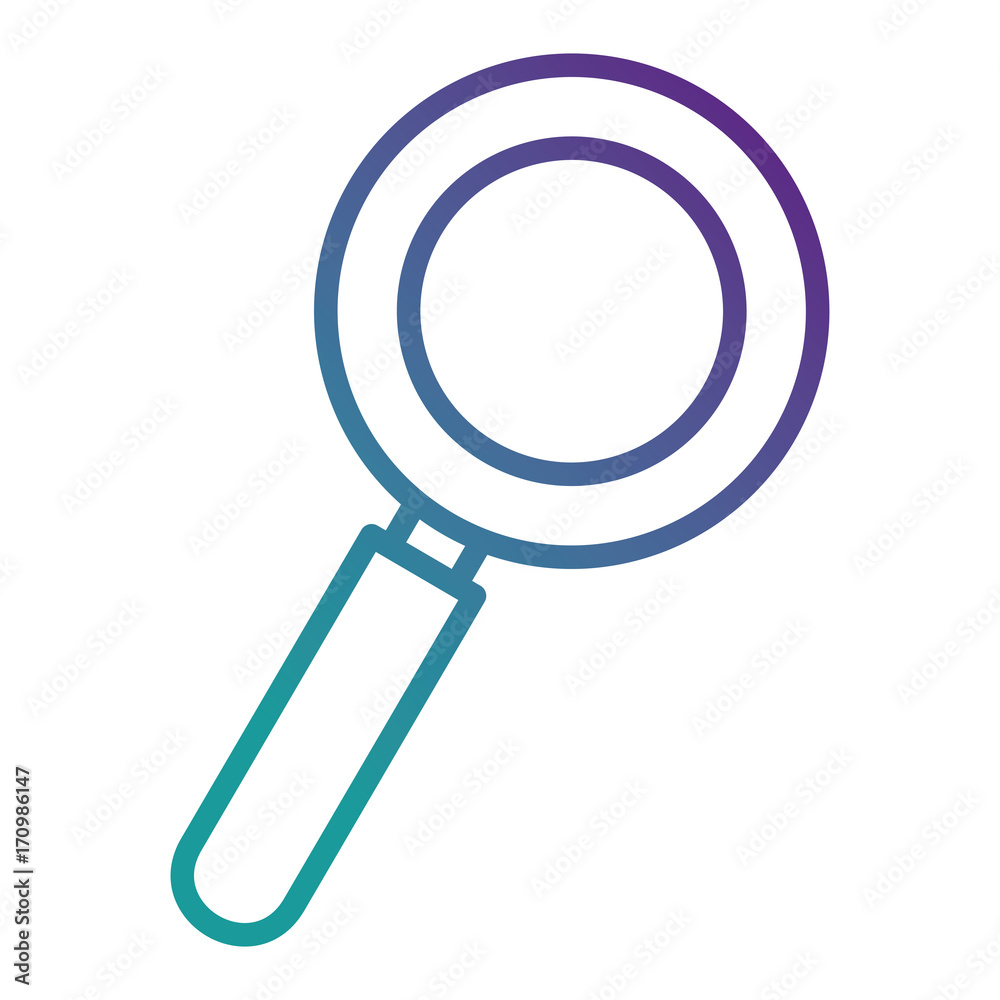 magnifying glass isolated icon vector illustration design