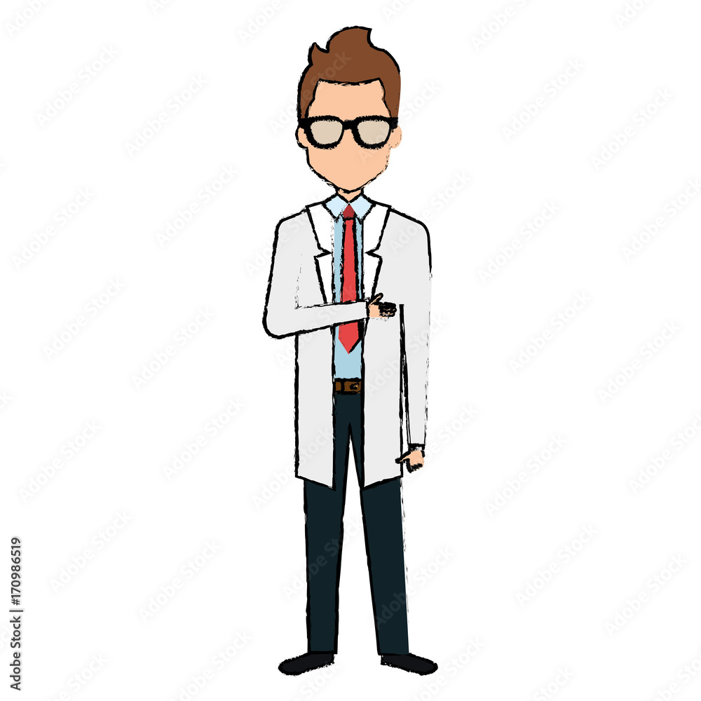 male doctor avatar character vector illustration design male doctor avatar character vector illustration design