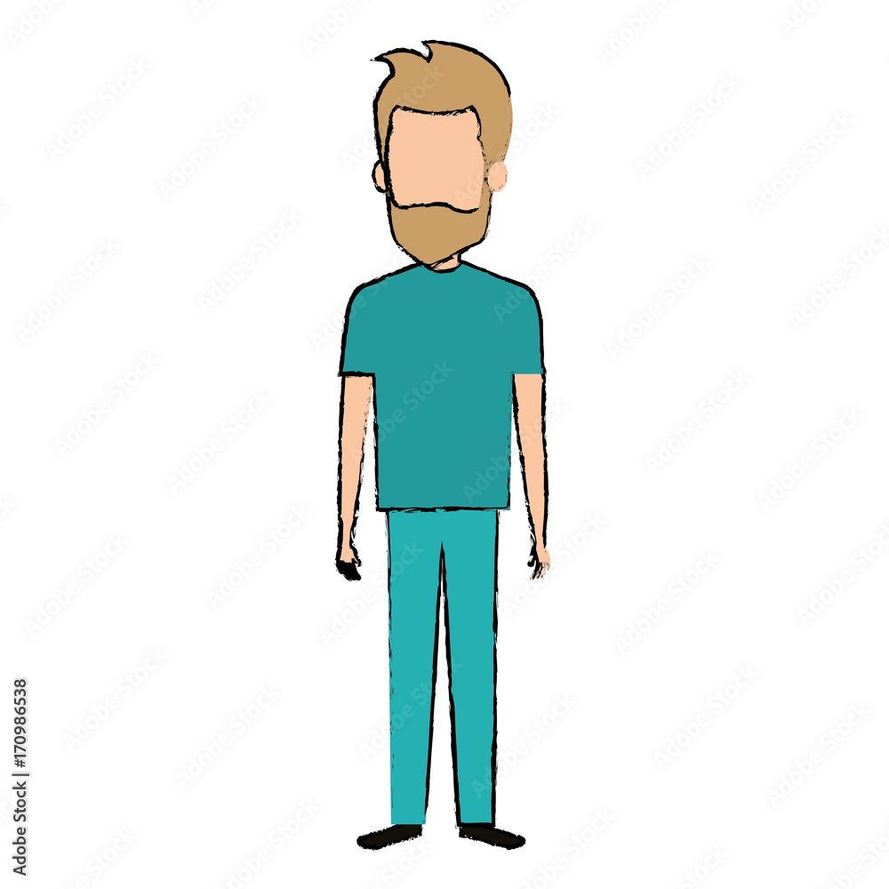 young man avatar character vector illustration design young man avatar character vector illustration design