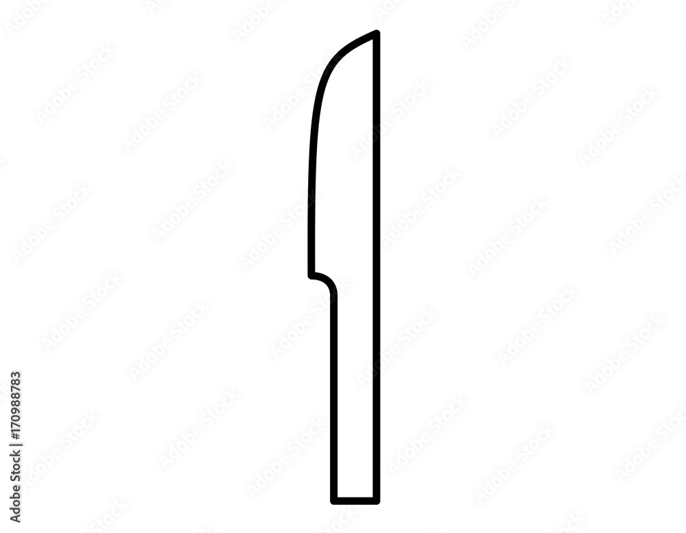 ナイフ（線画）