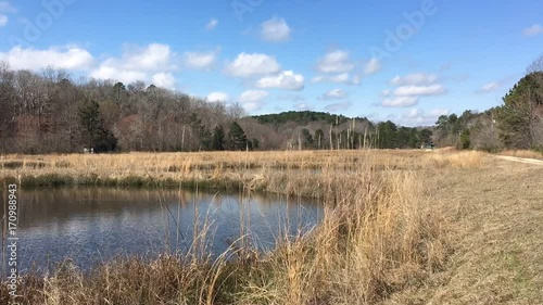 Time lapse of ponds and clouds in Mississippi