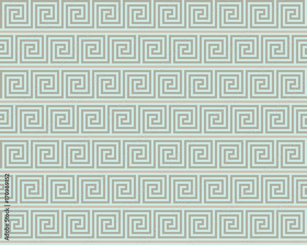 Ancient Greek Decorative Seamless Pattern Meander - Abstract Vector Repeated Motif Ancient Greek Decorative Seamless Pattern Meander - Abstract Vector Repeated Motif