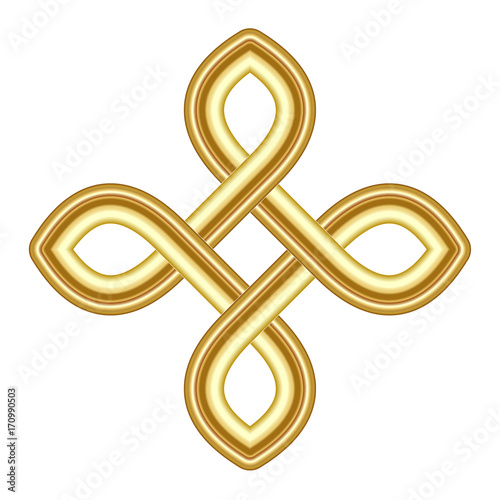 Celtic Pattern - Vector Ancient Pagan Scandinavian Sacred Knotwork Symbol