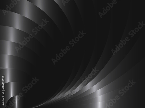 Abstract background with metal waves. Vector illustration