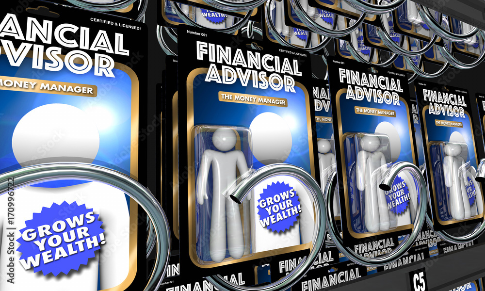 Financial Advisors Money Advice Investment Information 3d Illustration