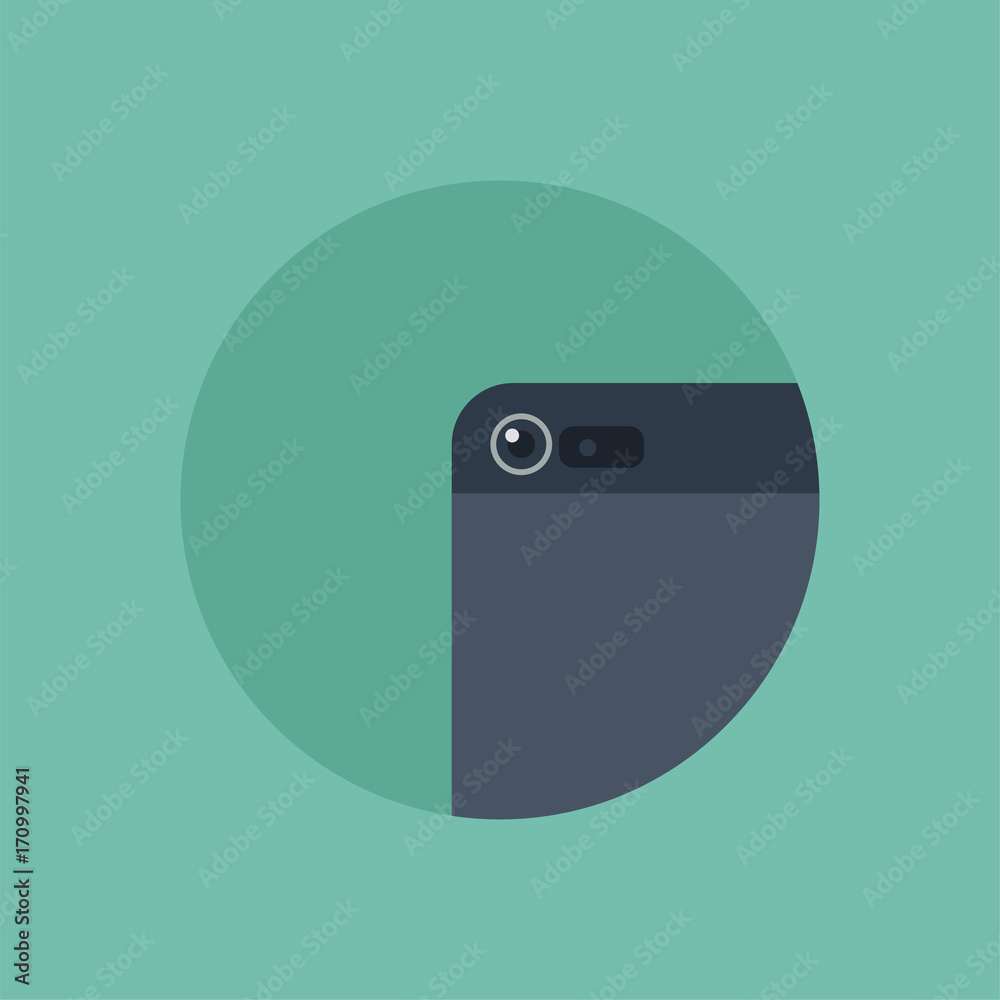 Vector of smartphone camera Vector of smartphone camera
