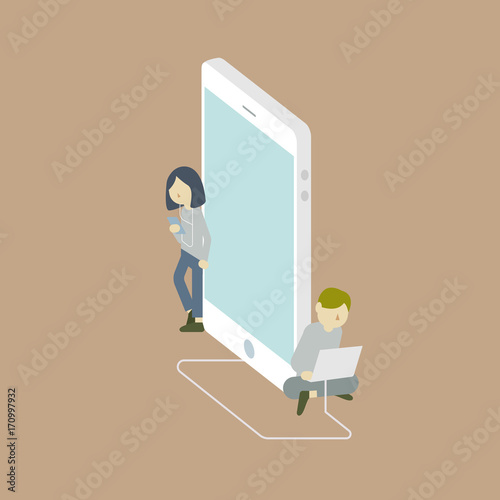 Vector of social network communication