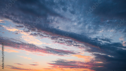 Fototapeta Naklejka Na Ścianę i Meble -  Clouds sunset