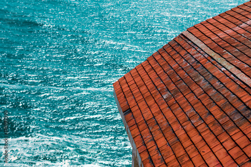 House on beach lighthouse 