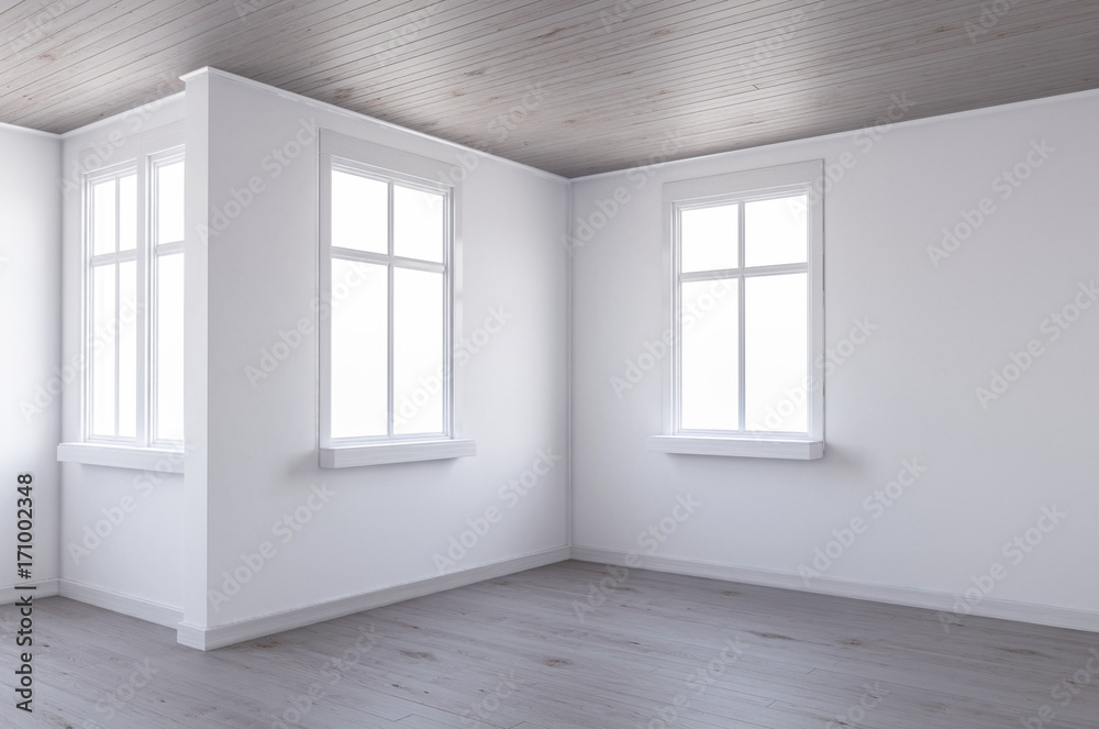 Corners inside the Room with Windows Corners inside the Room with Windows