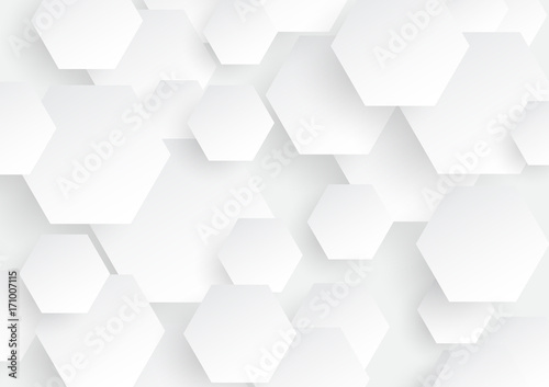 Fototapeta Naklejka Na Ścianę i Meble -  hexagon concept design abstract technology background vector EPS10
