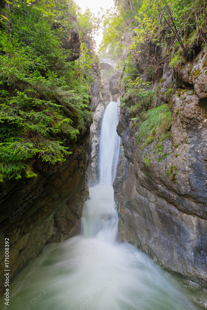 Waterfall Tatzlwurm, Bavaria, Rosenheim, near Kiefersfelden, Germany, long time exposure Waterfall Tatzlwurm, Bavaria, Rosenheim, near Kiefersfelden, Germany, long time exposure
