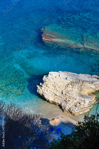 Ionian Sea summer coast, Albania.