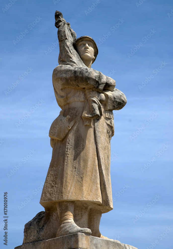 Monument aux Morts de Bâgé-la-Ville, Ain, France