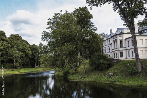 she views with beautiful natural water storage facilities and forests