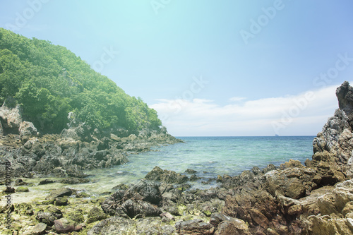 The beautiful Andaman Sea in Thailand.