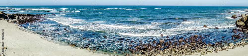 pacific ocean coastal scenes of beaches rocks and cliffs