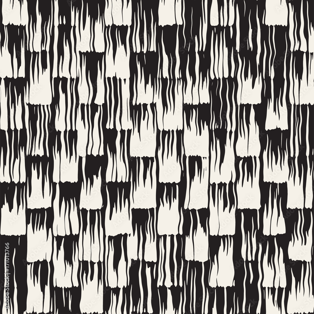 Vector seamless pattern with brush stripes and strokes. Black and white background with ink elements. Hand painted grunge texture. Vector seamless pattern with brush stripes and strokes. Black and white background with ink elements. Hand painted grunge texture.