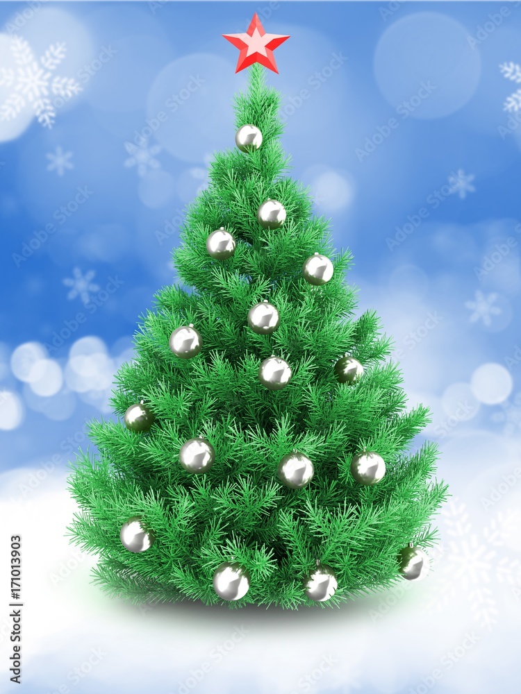 3d Christmas tree