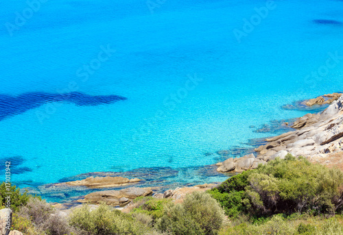 Summer sea coast (Sithonia, Greece).