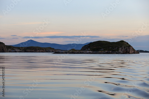 Beautiful view on norwegian fjords