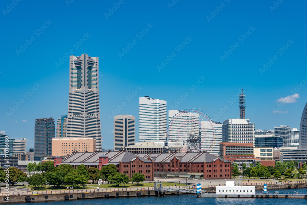 Fototapeta premium 日本・横浜の風景 晴天