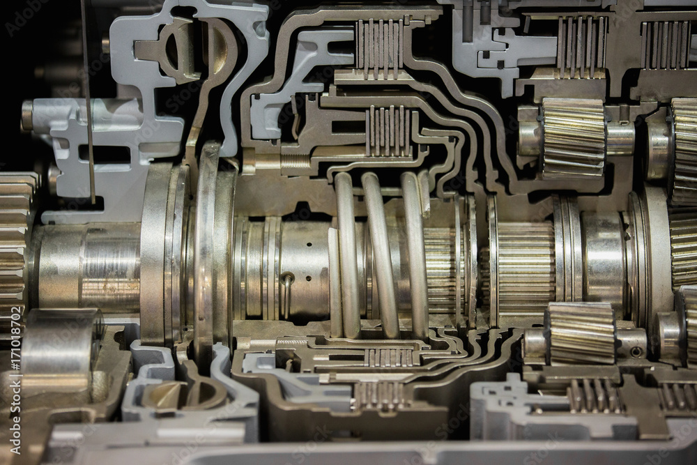 Automatic transmission in section Automatic transmission in section