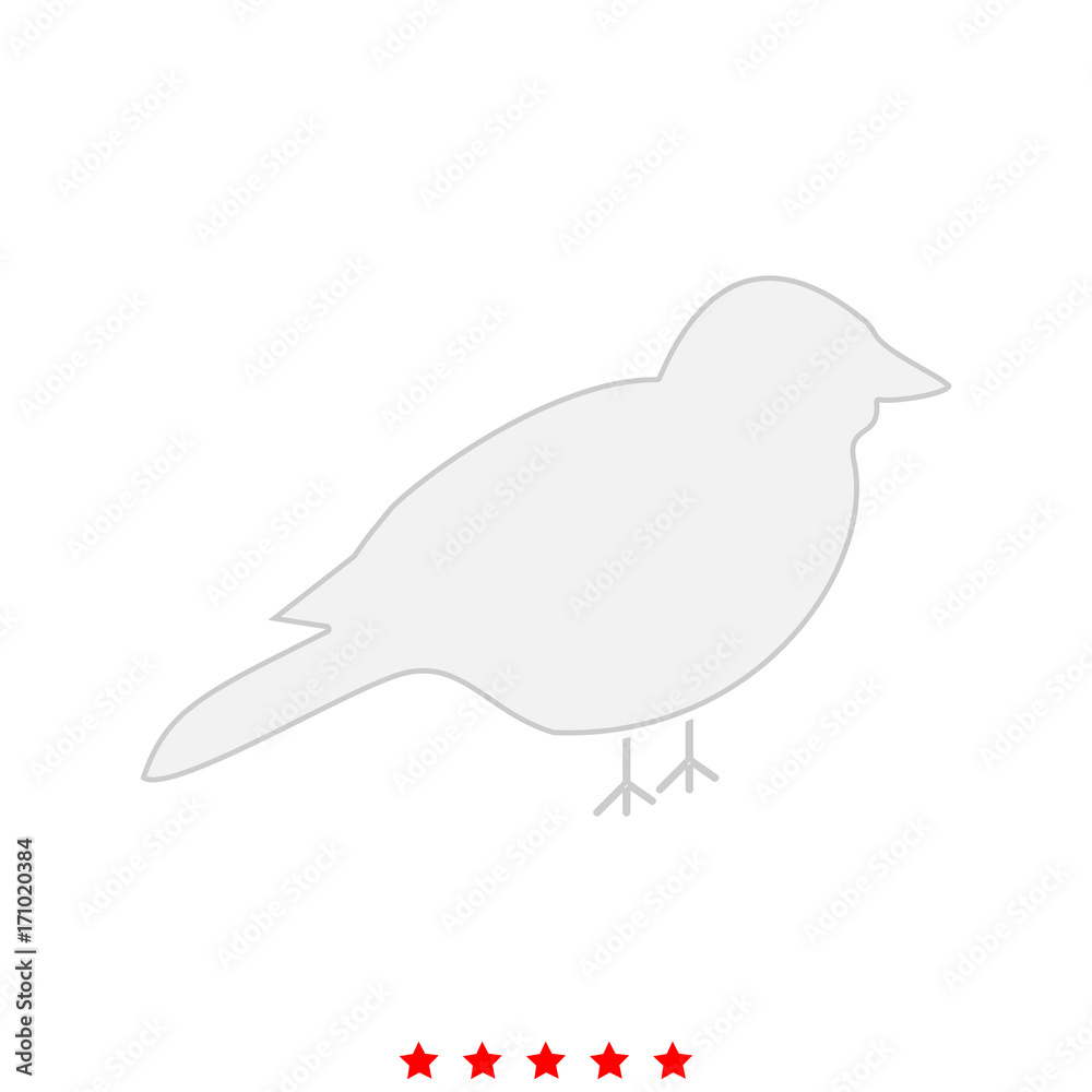Bird it is icon . Bird it is icon .