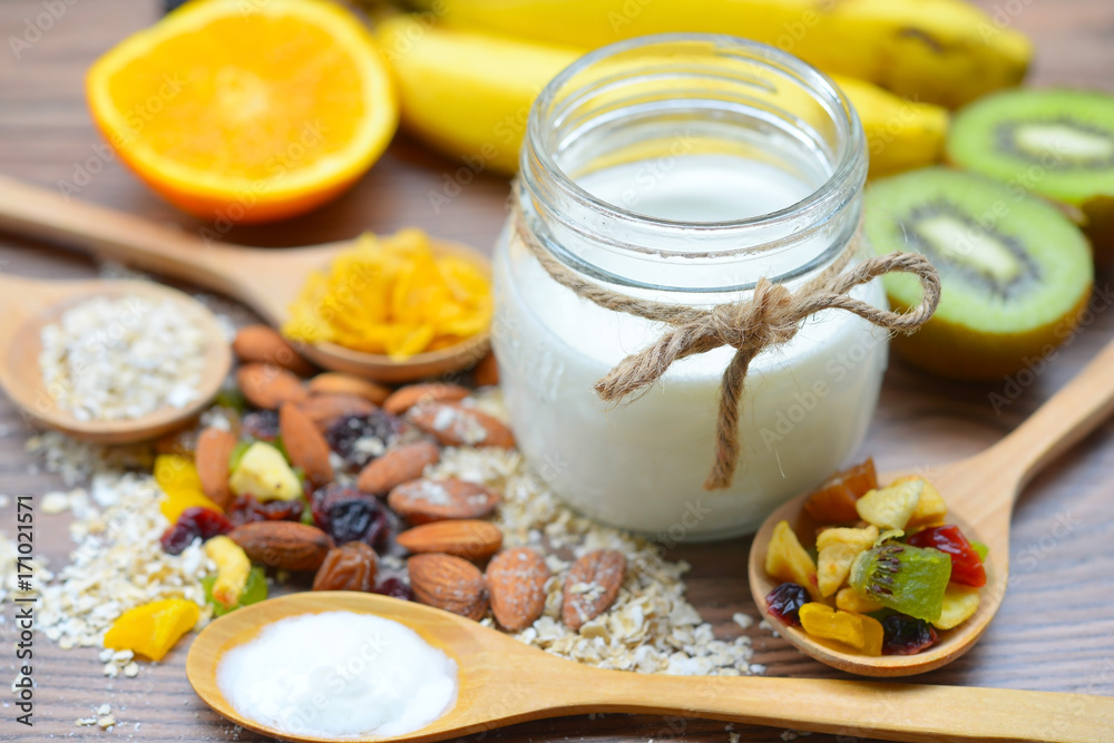 Homemade yogurt for healthy diet and breakfast
Homemade yogurt for healthy diet and breakfast