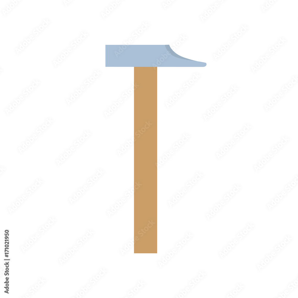 Hammer icon vector illustration isolated tool equipment construction carpentry hardware work Hammer icon vector illustration isolated tool equipment construction carpentry hardware work