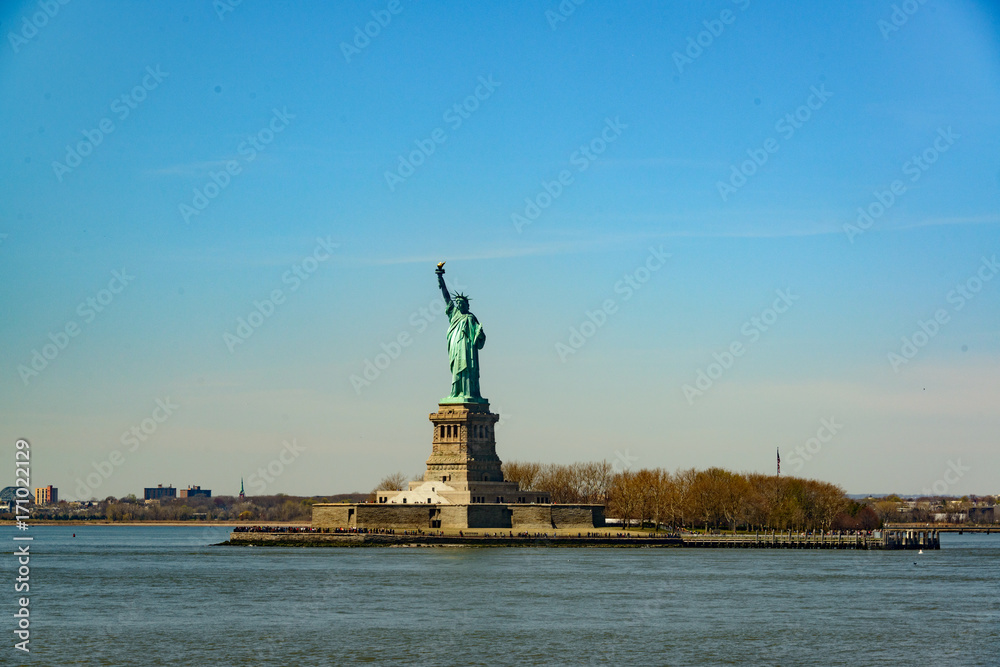 Liberty Island mit der Freiheitsstatue