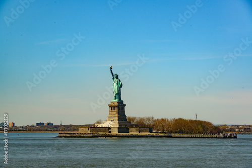Liberty Island mit der Freiheitsstatue © penofoto.de