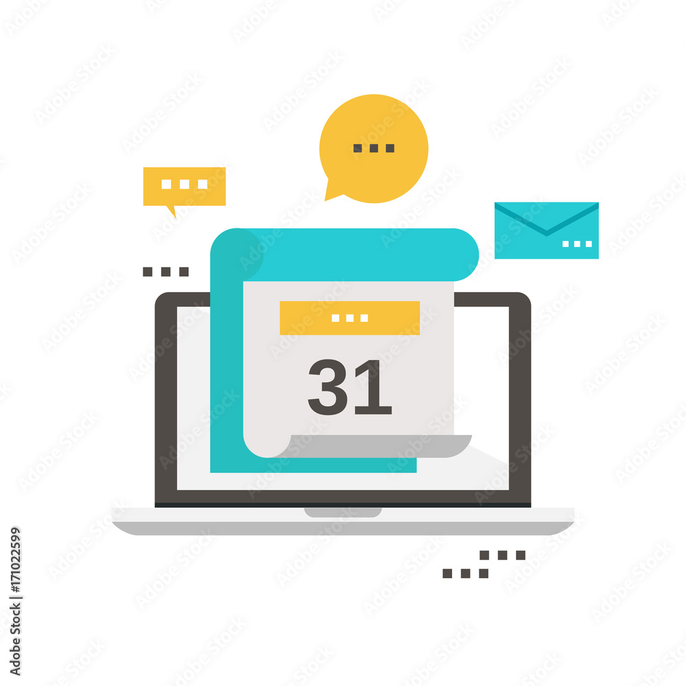 Financial calendar, financial planning, monthly budget planning flat vector illustration design. Financial planning design for mobile and web graphics Financial calendar, financial planning, monthly budget planning flat vector illustration design. Financial planning design for mobile and web graphics
